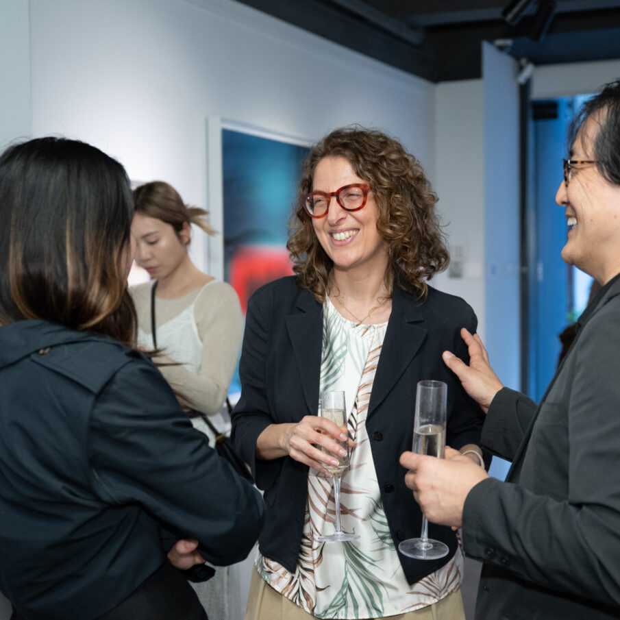Images from the Opening of Physis Gitch - Reclaiming the Ineffable Exhibition by Roberto Davolio Curated by Federica Viola